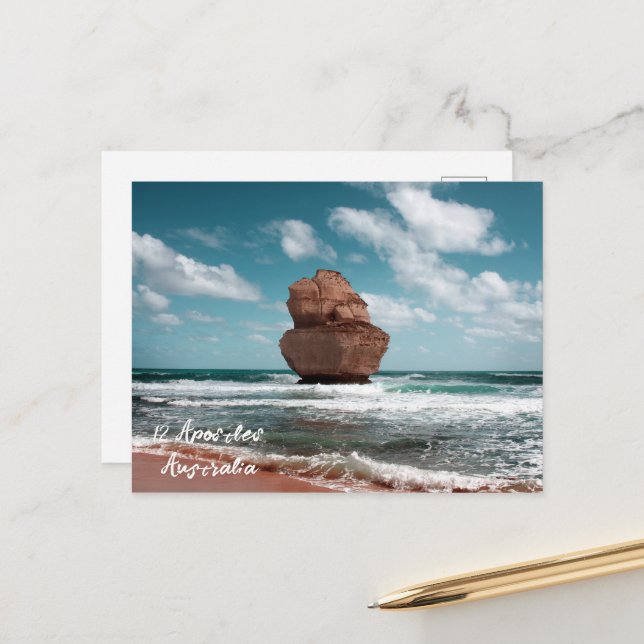 The twelve Apostles Postcard (Front/Back In Situ)