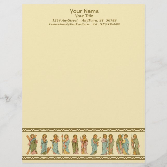 The Twelve Apostles (RLS 20a, Sheet A) Stationery (Front)