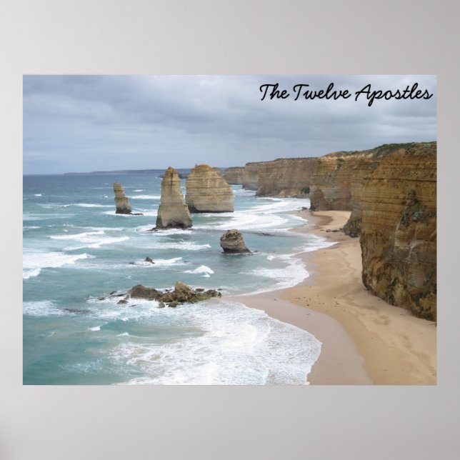 The Twelve Apostles, Victoria, Australia Poster (Front)