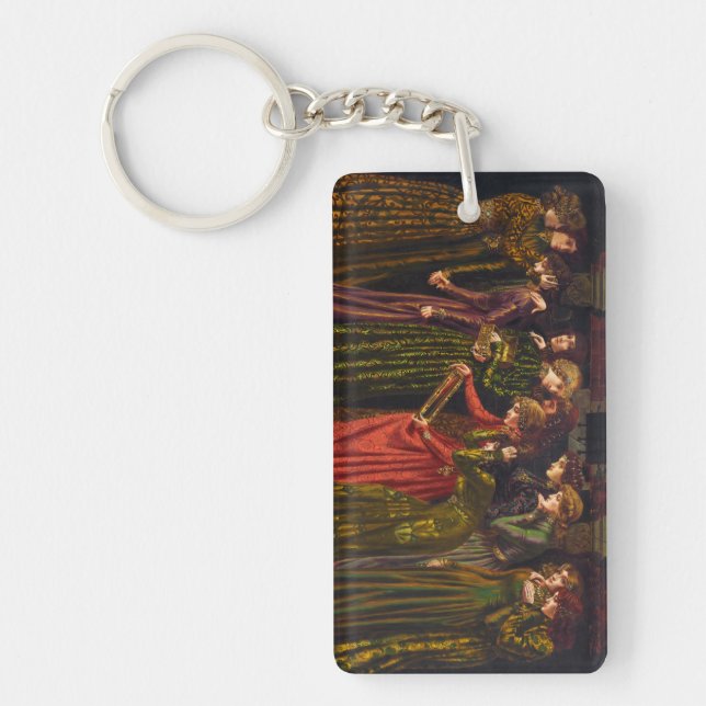 The Twelve Dancing Princesses by Gustave Stevens Key Ring (Front)