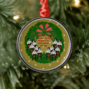 The Twelve Days of Christmas Collection: Day 12 Metal Ornament