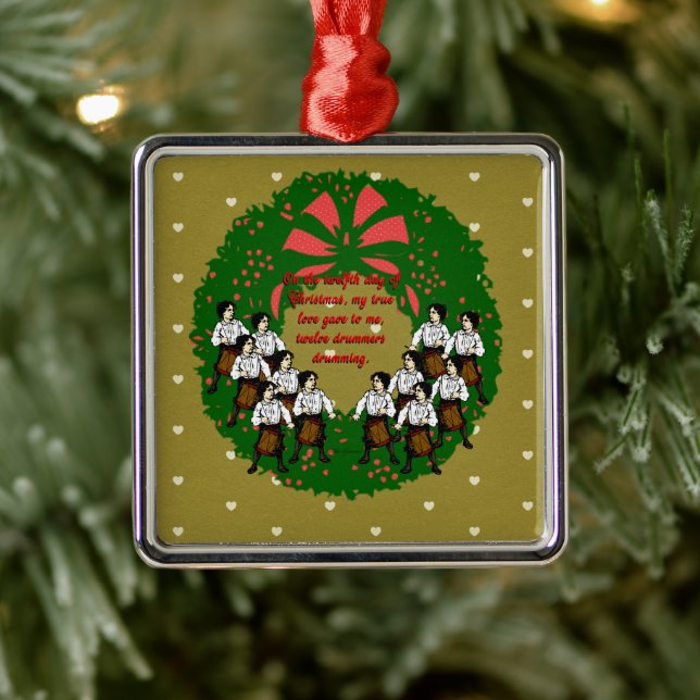 The Twelve Days of Christmas Collection: Day 12 Metal Tree Decoration (Tree)