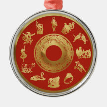 The Twelve Days of Christmas Red