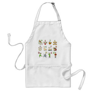 The Twelve Days of Christmas Standard Apron