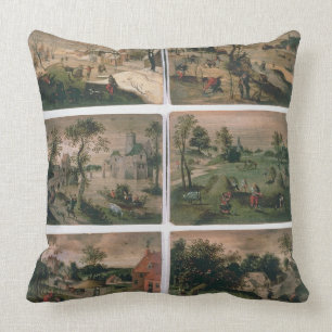 The Twelve Months of the Year: January, February, Cushion