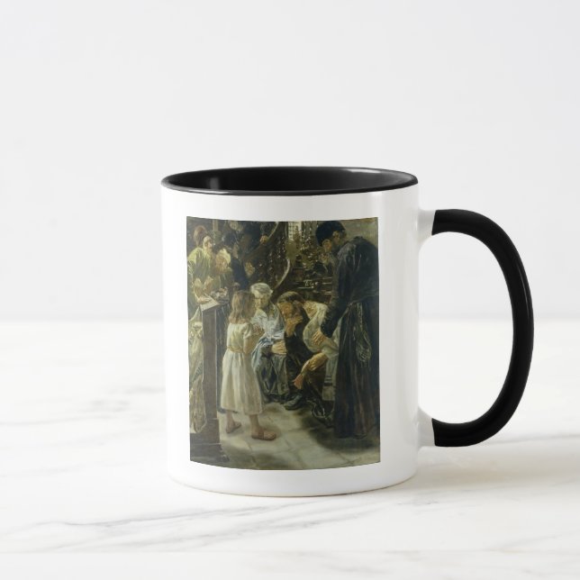 The Twelve-Year-Old Jesus in the Temple, 1879 Mug (Right)