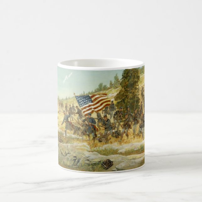 The Twentieth Maine by H. Charles McBarron Coffee Mug (Center)
