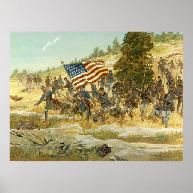 The Twentieth Maine by H. Charles McBarron Poster (Front)