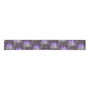 The Twilight Garden (Periwinkle & Indigo) Grosgrain Ribbon