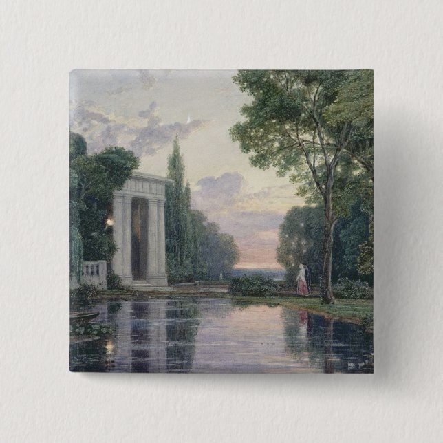 The Twilight Walk 15 Cm Square Badge (Front)