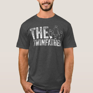 The TwinFather Father's Day Father Of Twins Announ T-Shirt