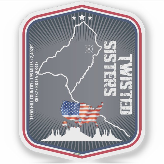 The Twisted Sisters Texas USA Motorcycle 02 (Front)