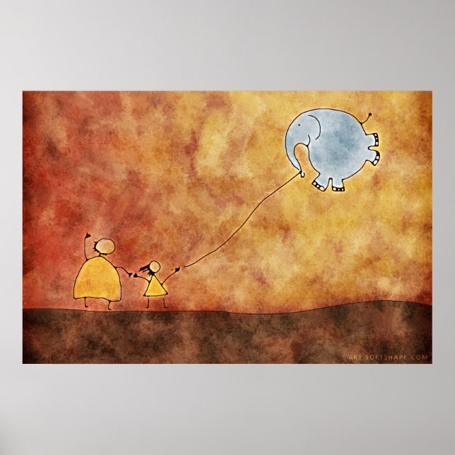 The Two and The Elephant Poster (Front)