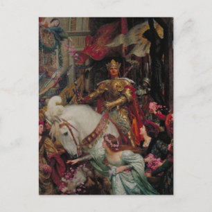 The Two Crowns by Sir Frank Bernard Dicksee Postcard