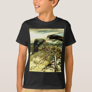 The Two Crows or Twa Corbies Makin A Mane T-Shirt
