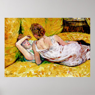 The Two Friends by Henri de Toulouse-Lautrec Poster