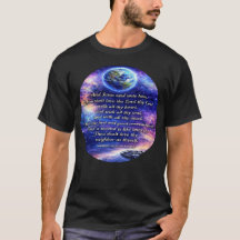 The Two Great Commandments Outer Space T-Shirt