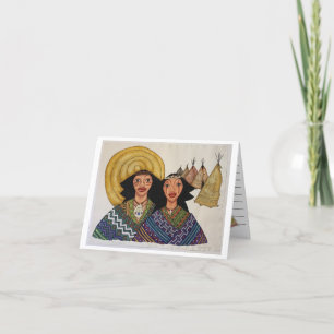 The two indians colourful Note Card