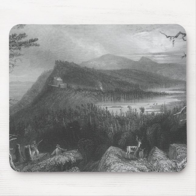 The Two Lakes and the Mountain House Mouse Pad (Front)