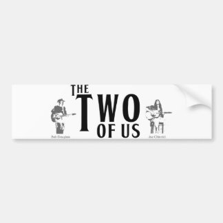 The Two Of Us Bumper Sticker