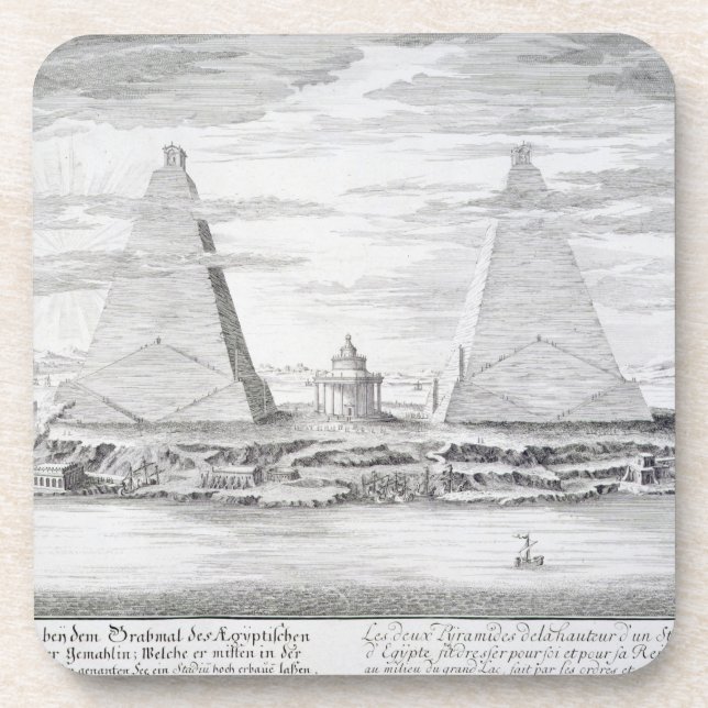 The Two Pyramids of Moeris, King of Egypt and his Coaster (Front)