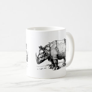 The Two Rhinoceroses Coffee Mug