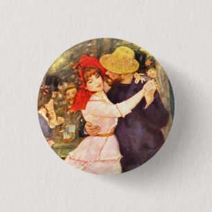 The Two Sisters, On the Terrace Auguste Renoir 3 Cm Round Badge