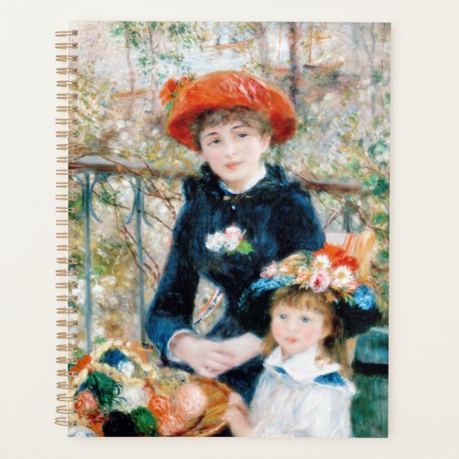 The Two Sisters, On the Terrace Auguste  Renoir    Planner (Front)