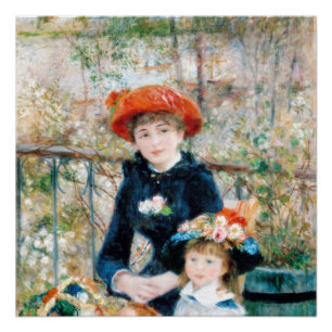 The Two Sisters, On the Terrace Auguste  Renoir   Poster