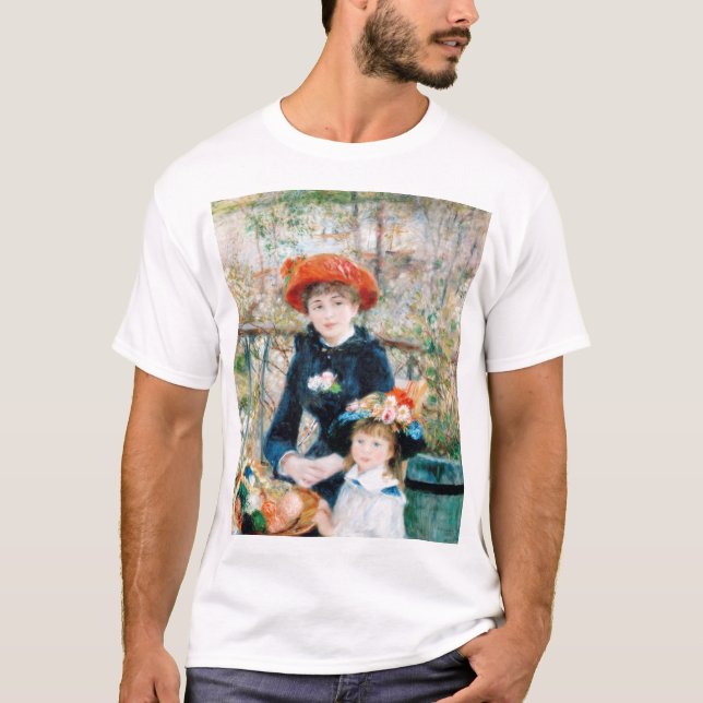 The Two Sisters, On the Terrace Auguste  Renoir   T-Shirt (Front)