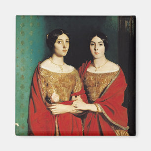 The Two Sisters, or Mesdemoiselles Chasseriau Magnet
