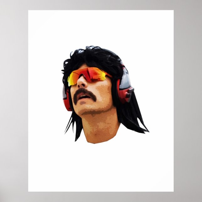 The Two Time Dr Disrespect Poster (Front)
