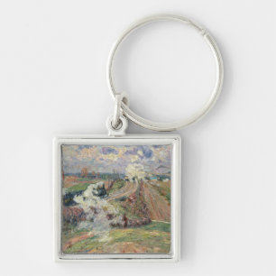 The Two Trains Key Ring