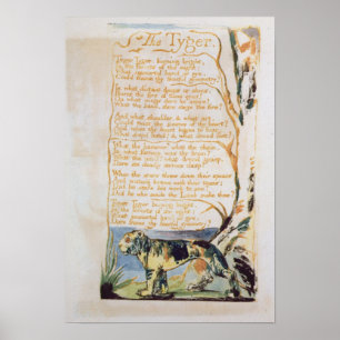 The Tyger, from Songs of Innocence Poster
