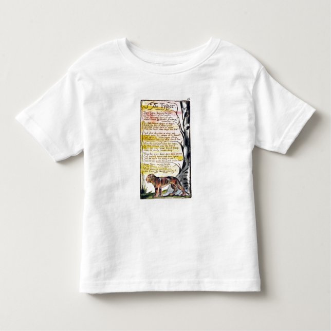 'The Tyger', plate 36 (Bentley 42) Toddler T-Shirt (Front)
