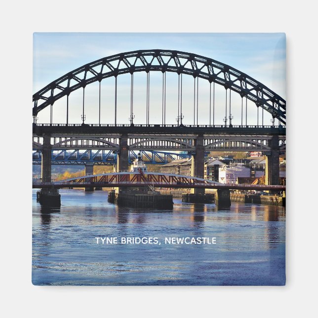 The Tyne Bridges, Newcastle upon Tyne, England Magnet (Front)