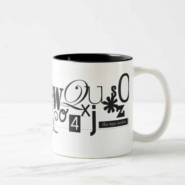 the type junkie mug (Right)