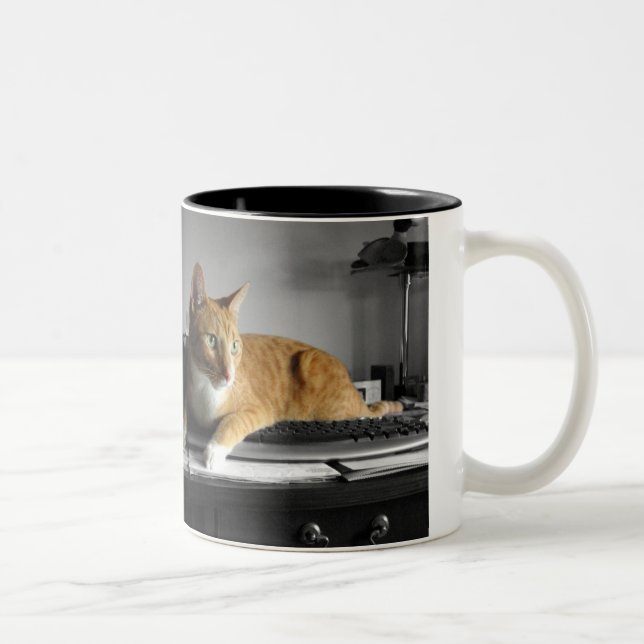 The Typist Two-Tone Coffee Mug (Right)