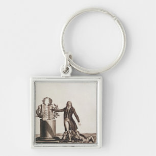 The Tyrant of the Revolution Crushed Key Ring