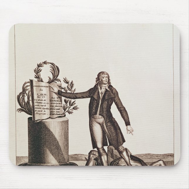 The Tyrant of the Revolution Crushed Mouse Pad (Front)
