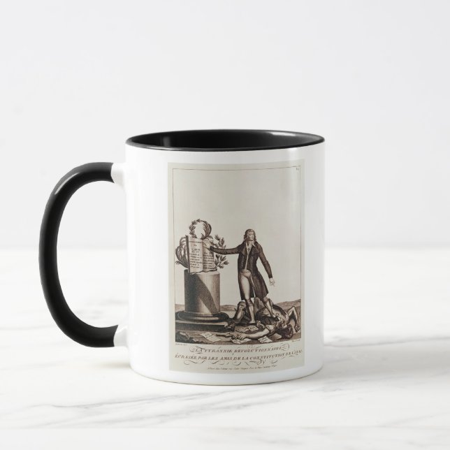 The Tyrant of the Revolution Crushed Mug (Left)
