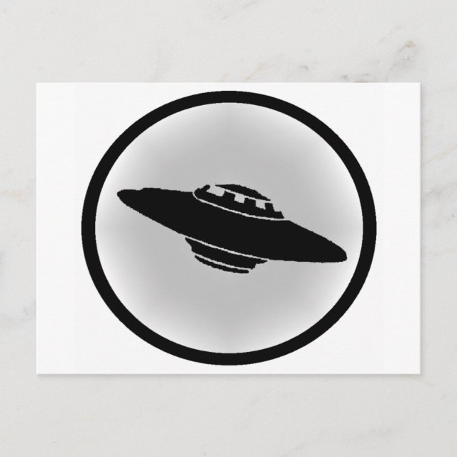 THE UFO ATTACK POSTCARD (Front)