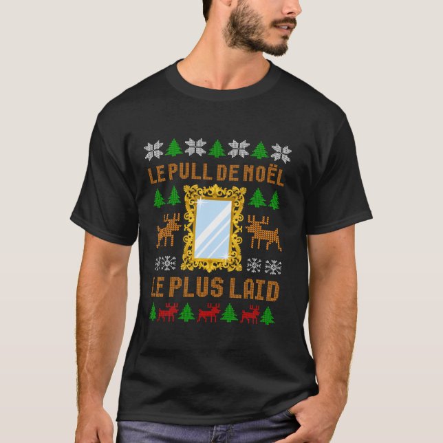 The Ugliest Ugly Christmas Sweater With Mirror Fun (Front)