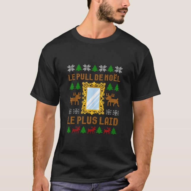 The Ugliest Ugly Christmas Sweater With Mirror Fun (Front)