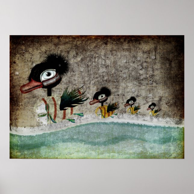 The Ugly Duckling fairytale Poster (Front)
