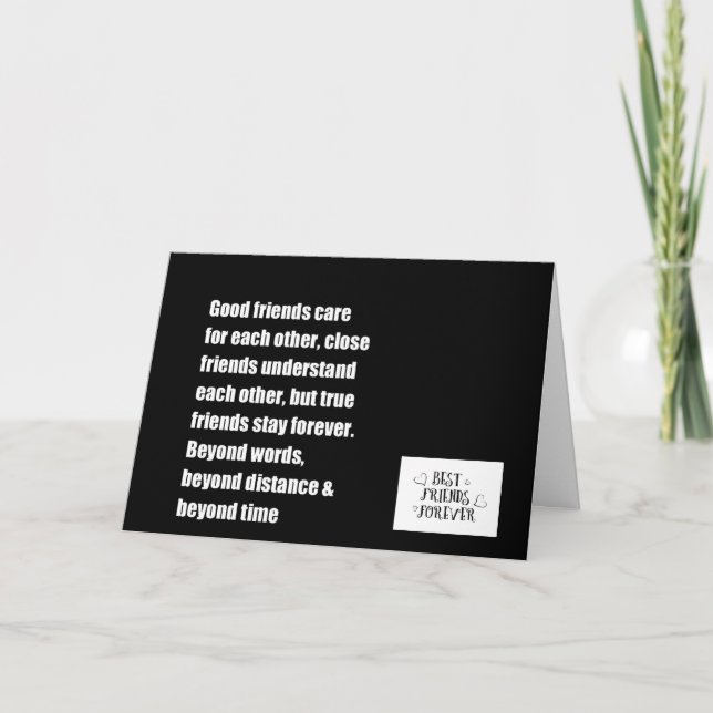 THE ULTIMATE **BEST FRIEND'S BIRTHDAY CARD** CARD (Front)