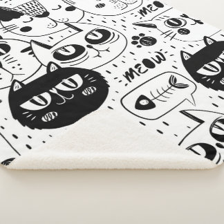The Ultimate Cat Lover - Cozy Cat pet Sherpa Blanket