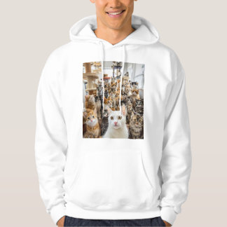 The Ultimate Cat Selfie – Squad Goals Meowed Hoodie