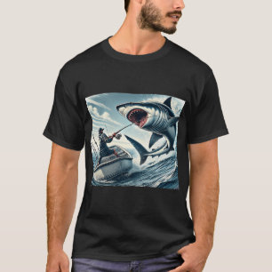 The Ultimate Catch: Shark Showdown T-Shirt