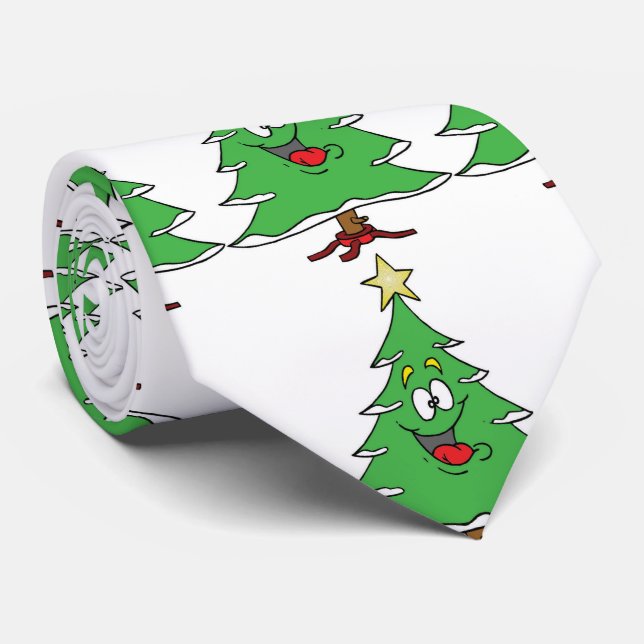 THE ULTIMATE "CHRISTMAS TREE CARTON" TIE (Rolled)
